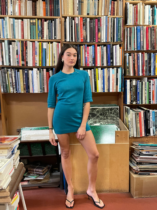 Mini wool dress